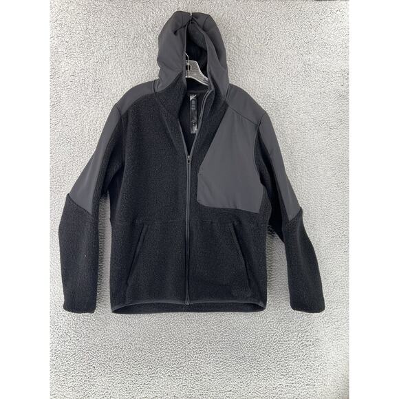 lululemon athletica Other - Lululemon Tundra Trek Hooded Jacket Mens Large Wool Cashmere Blend Fleece Zip